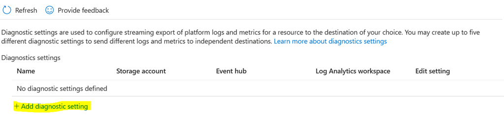 Enabling Log Analytics In Logic App